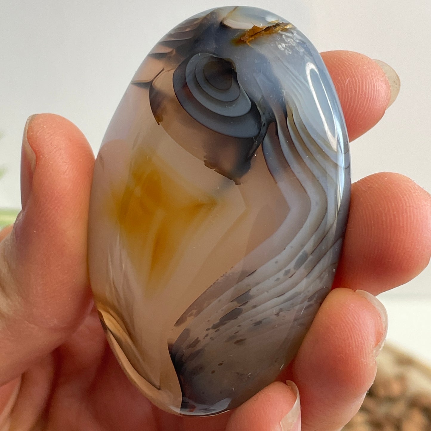 Dendriet Agaat handsteen nr. 4