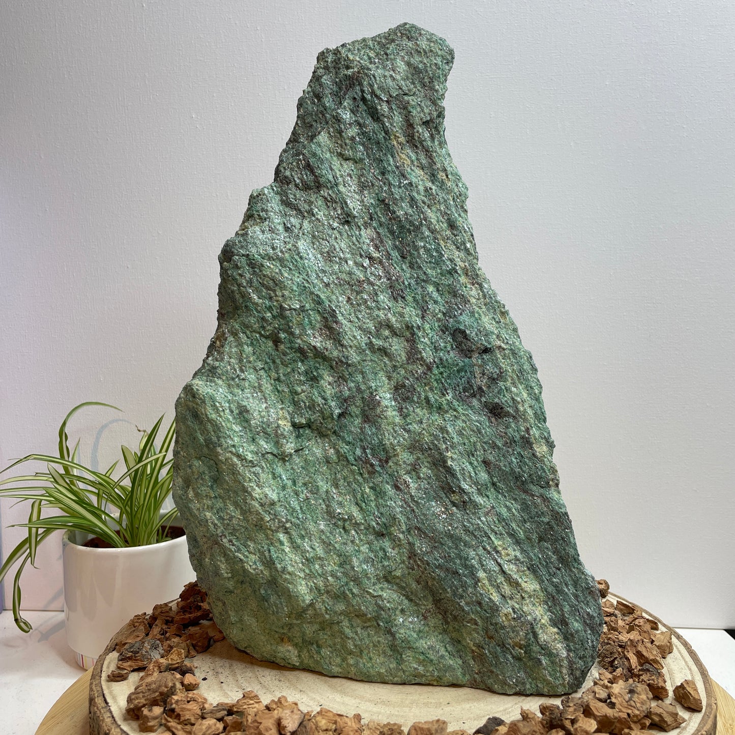 Fuchsiet ruw cut base XL