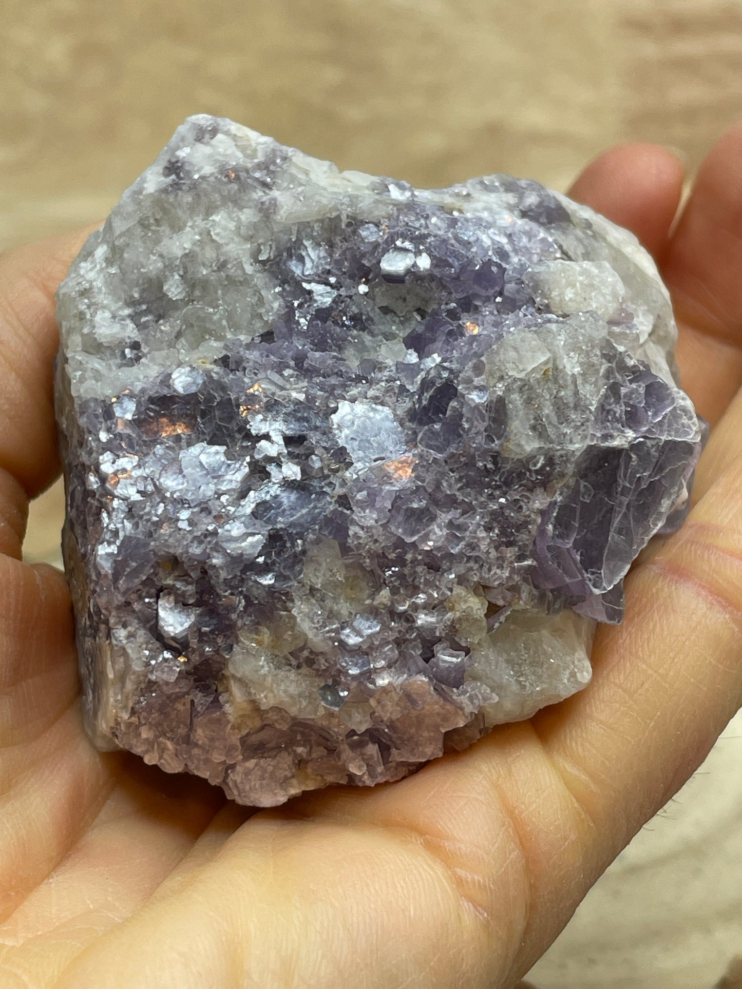 Lepidoliet cluster A+ nr.3