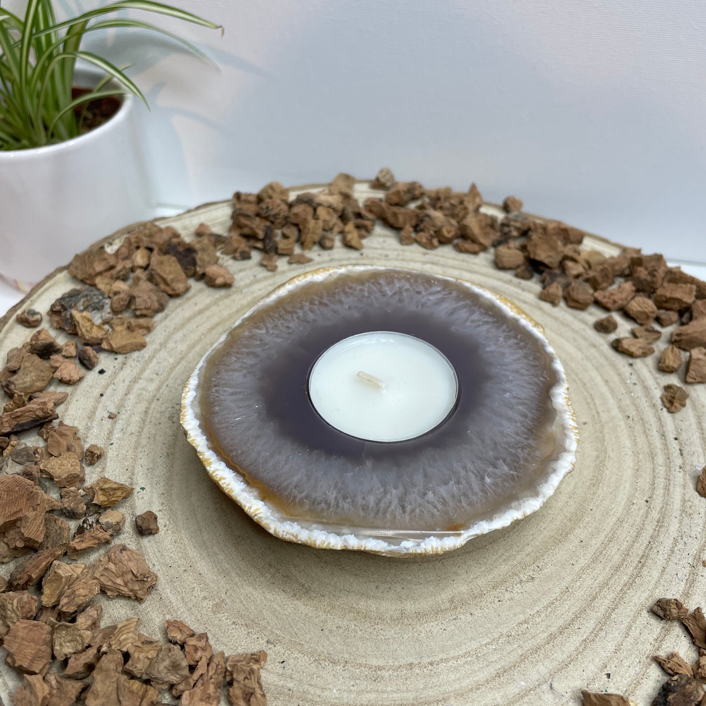 Agaat waxinelichtje nr.100