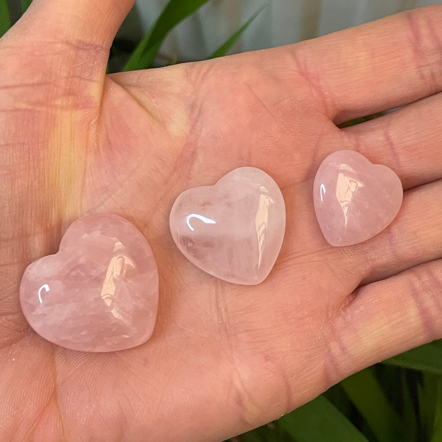 Rozenkwarts hart 3 cm