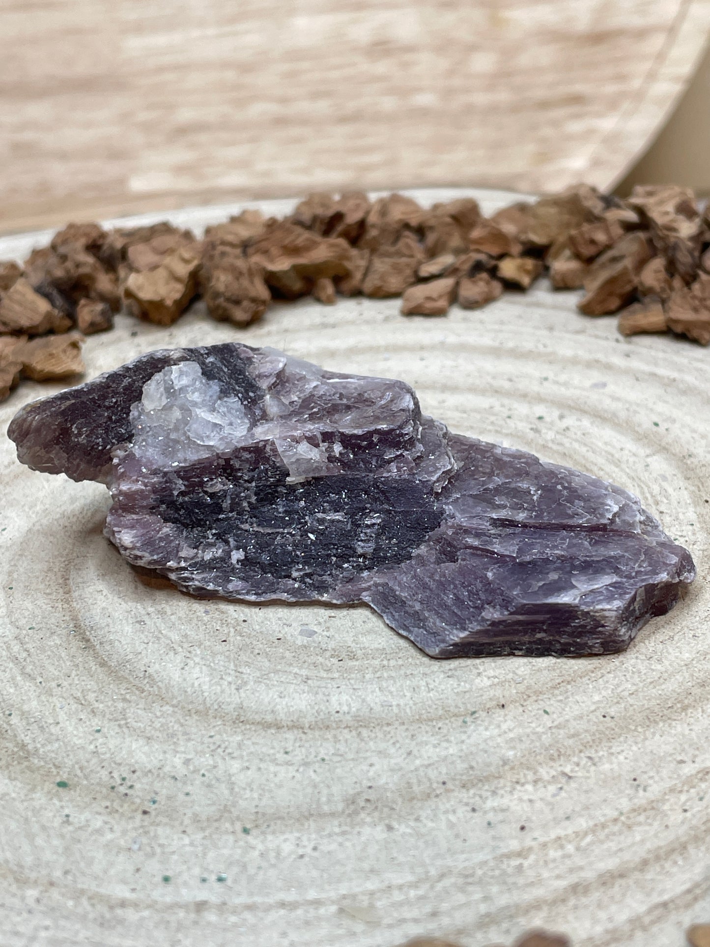 Lepidoliet ruw (gelaagd) nr.2