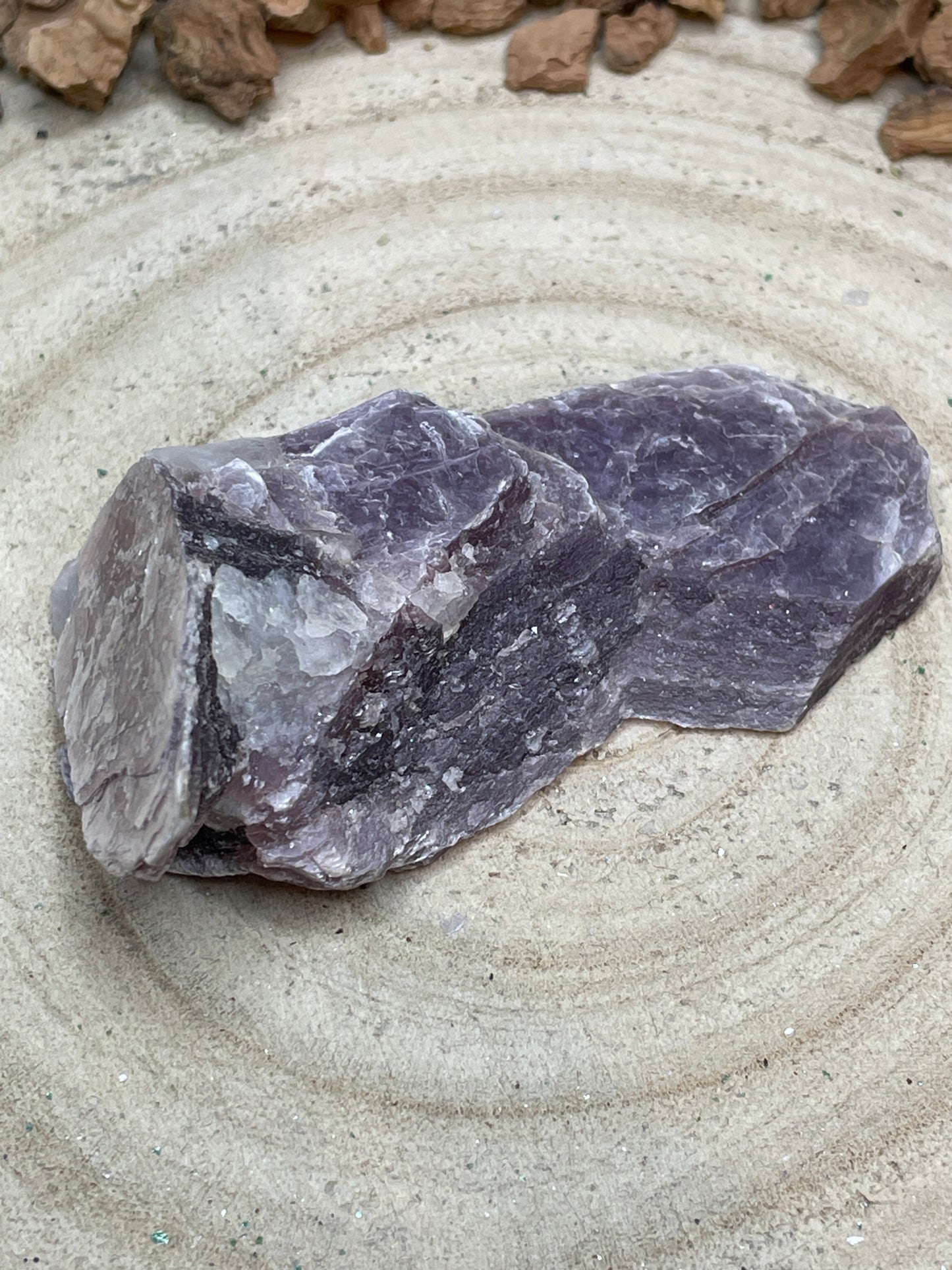 Lepidoliet ruw (gelaagd) nr.2