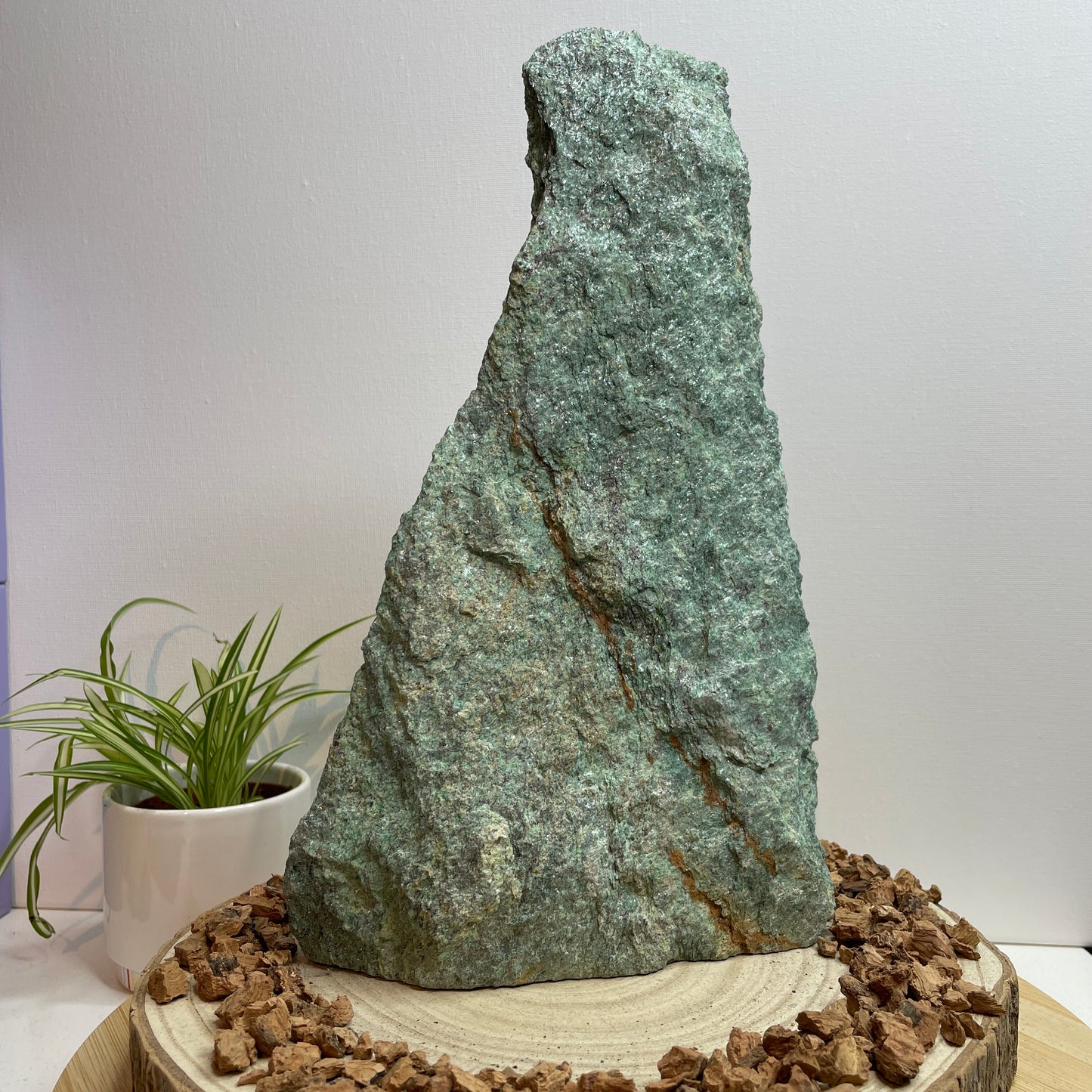 Fuchsiet ruw cut base XL