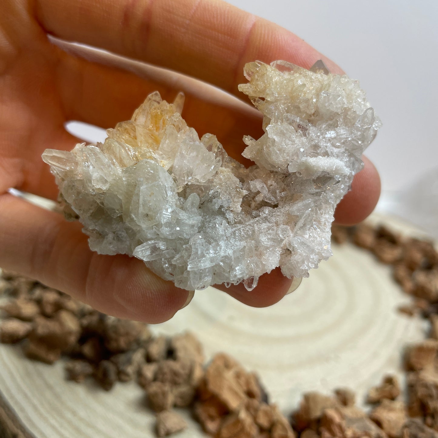 Bergkristal cluster nr.1