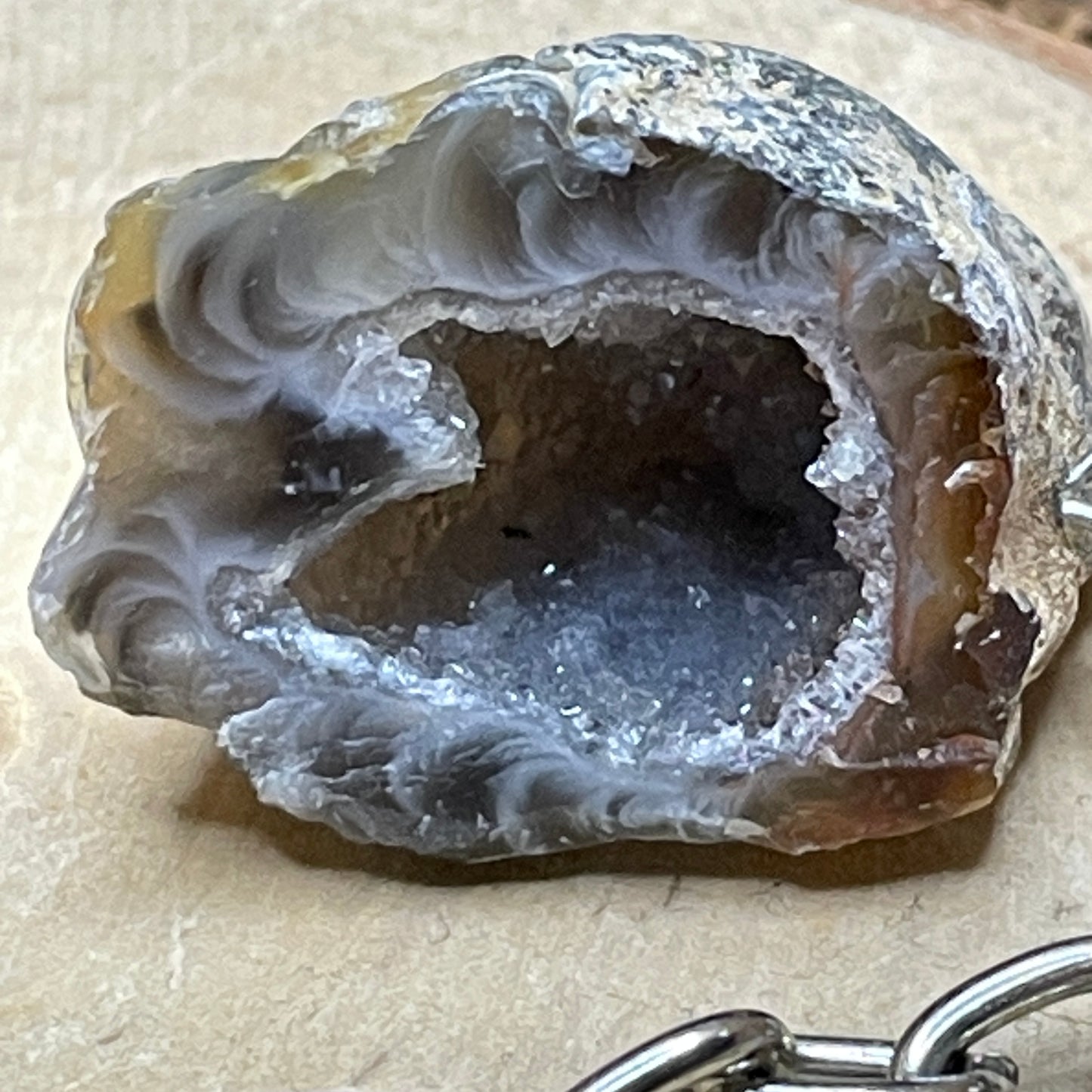 Agaat sleutelhanger
