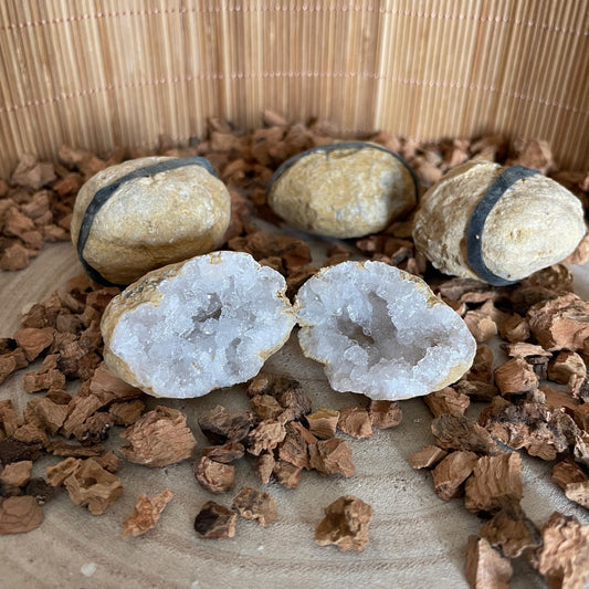 Kwarts geode paar maat S